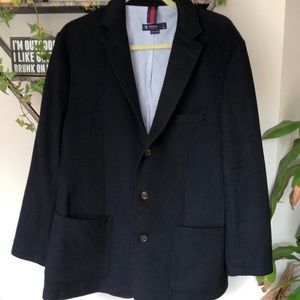 Men’s Cremieux 100% Wool Navy Blazer. Size M